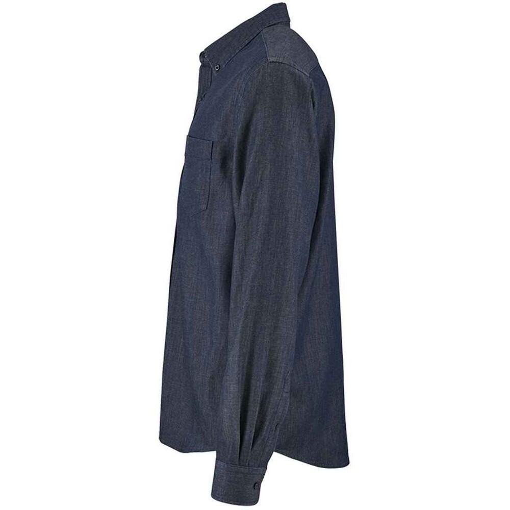 Camicia Uomo SOLS Barry Denim Brutto 3/4