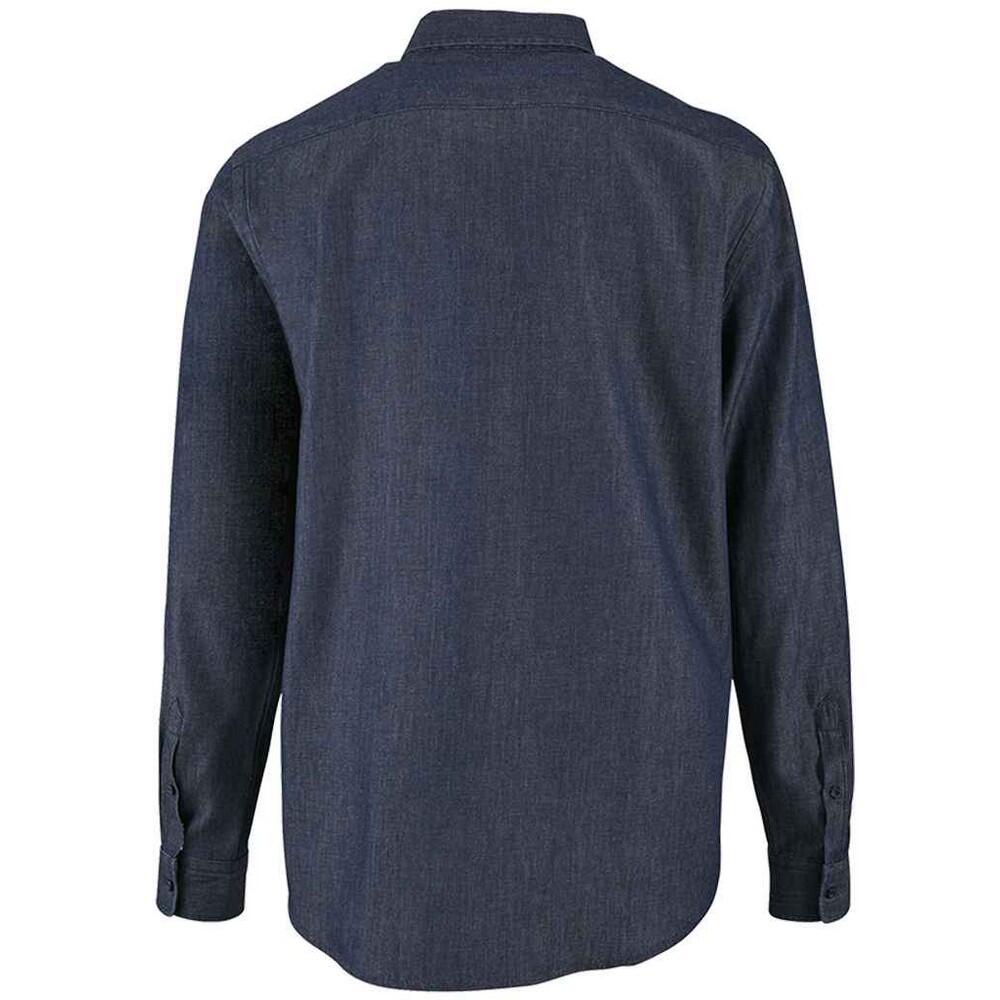 Camicia Uomo SOLS Barry Denim Brutto 2/4