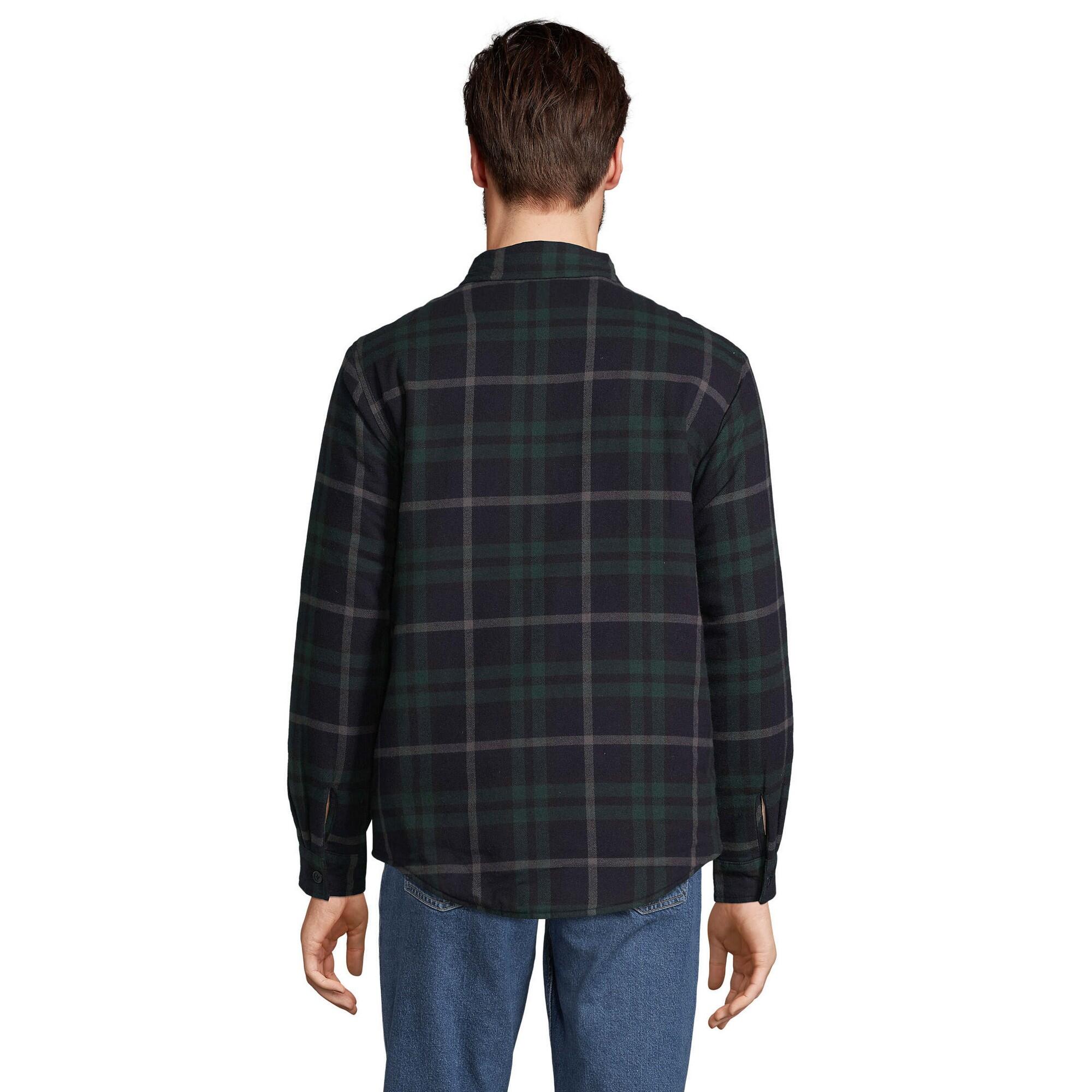 Sopra Camicia A Quadri Adulto Unisex SOLS Noah Impero Verde 2/4