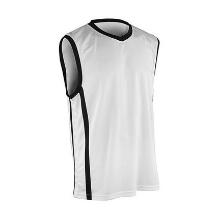 Maillot De Basket Homme (Blanc / Noir)