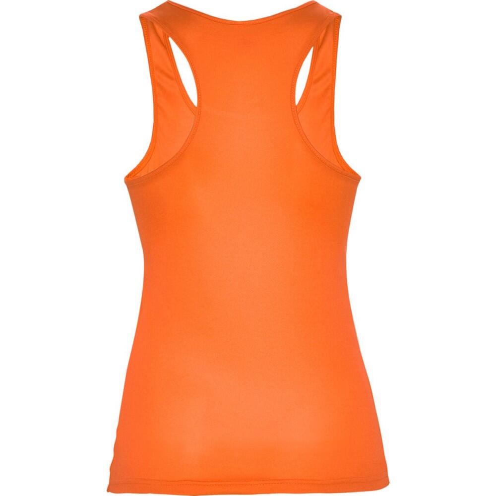 Dames Shura Sportvest Top (Fluor oranje) 2/3