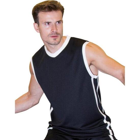 Maillot De Basket Homme (Noir / Blanc)