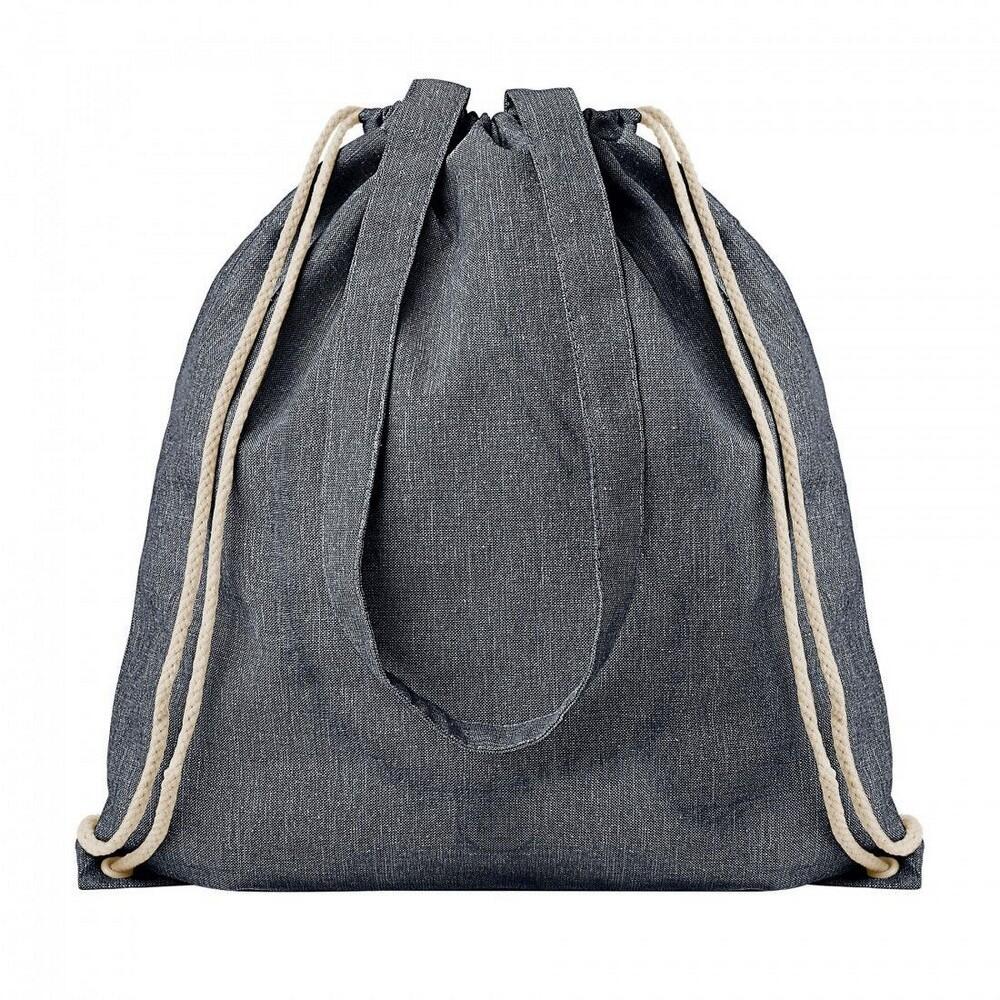 Sac À Cordon ATLANTA (Bleu Denim Chiné) 2/3