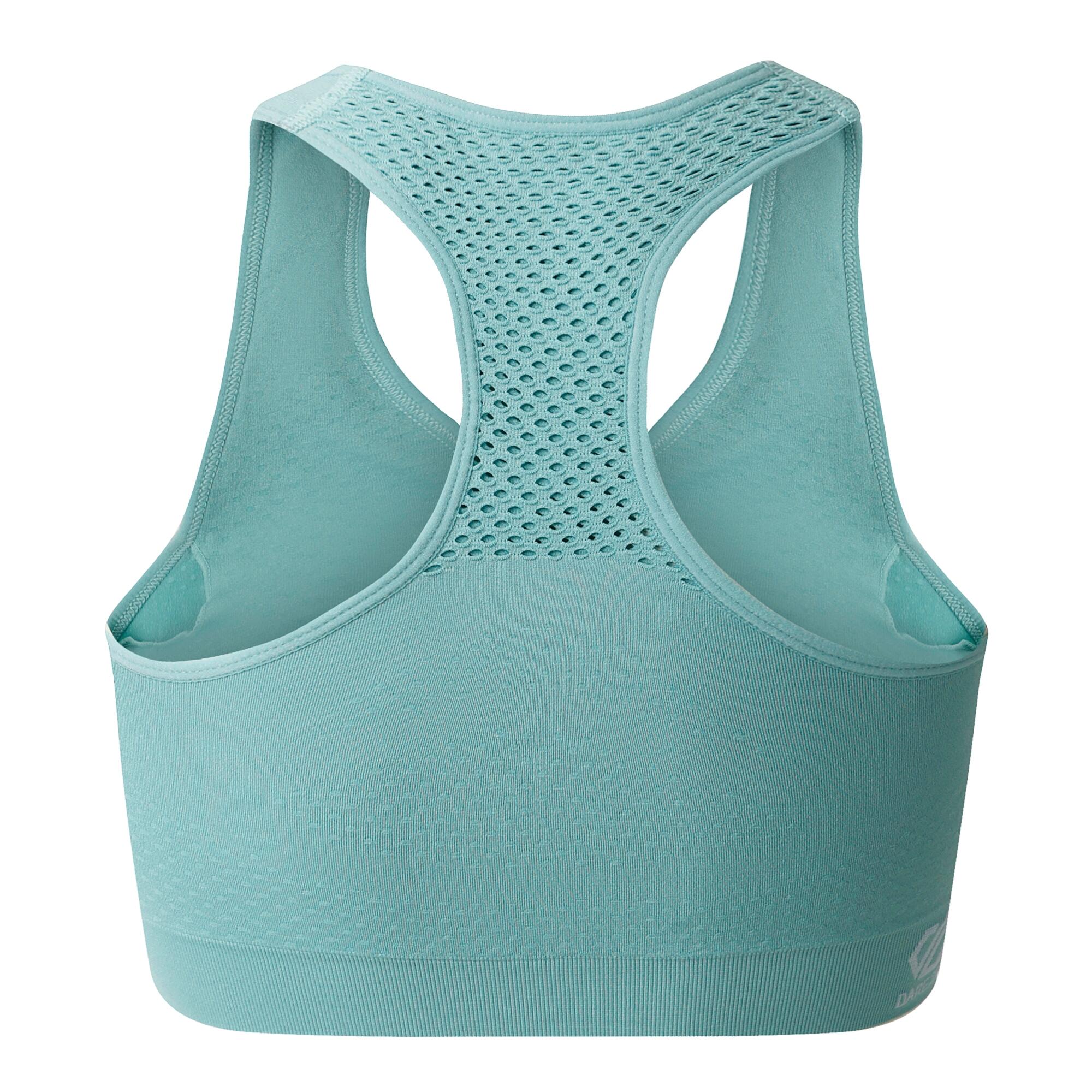 Brassière De Sport DONT SWEAT IT Femme (Turquoise Pâle) 2/5