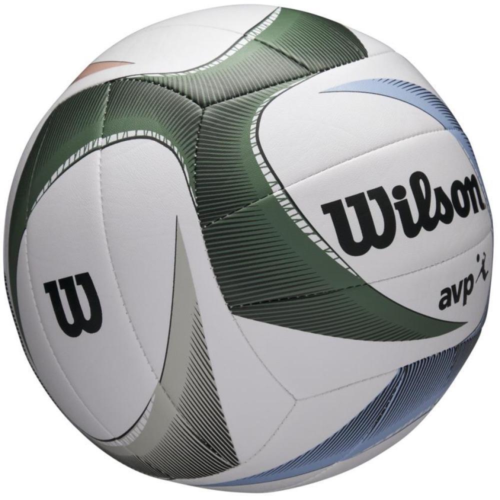 "AVP PXL" Volleyball, Logo Damen und Herren Weiß 5 3/3