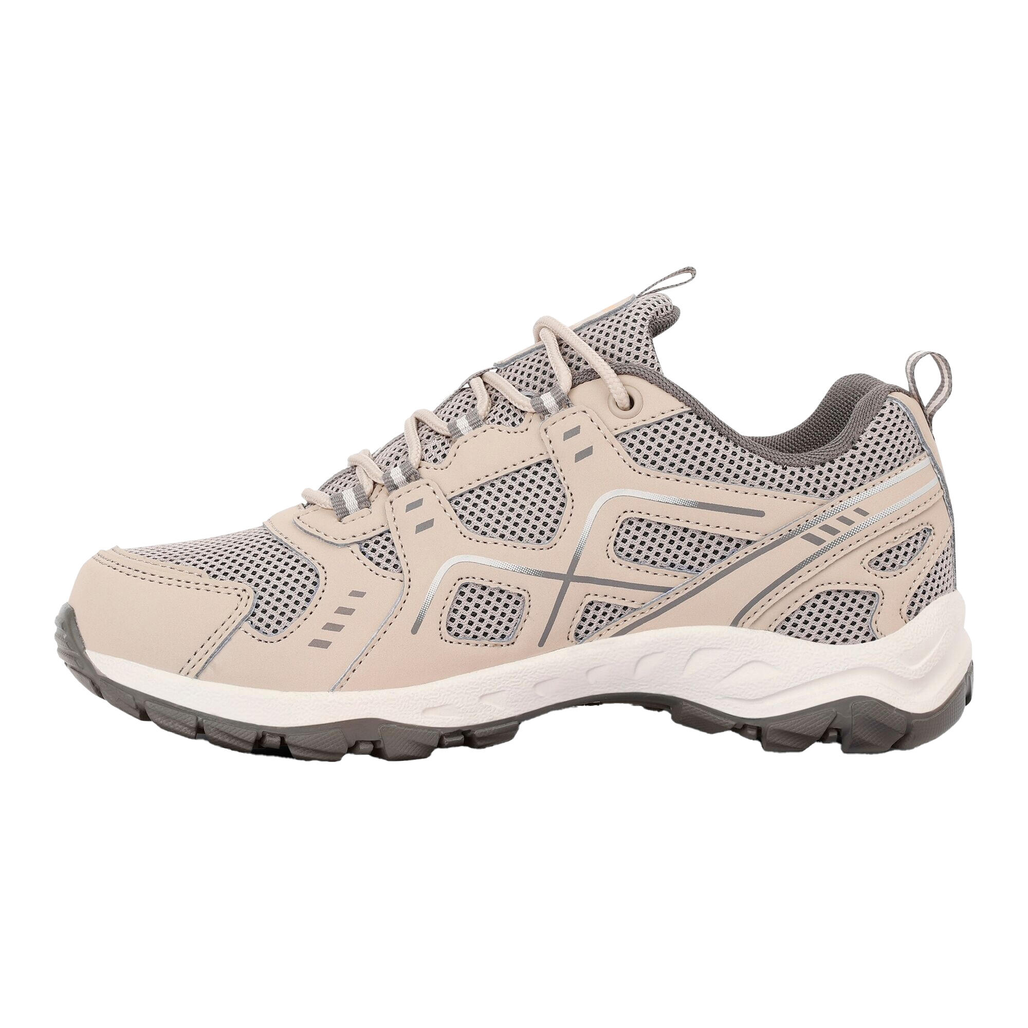 Zapatillas de Senderismo Vendeavour para Mujer Pimienta Blanca, Vainilla Claro 3/5