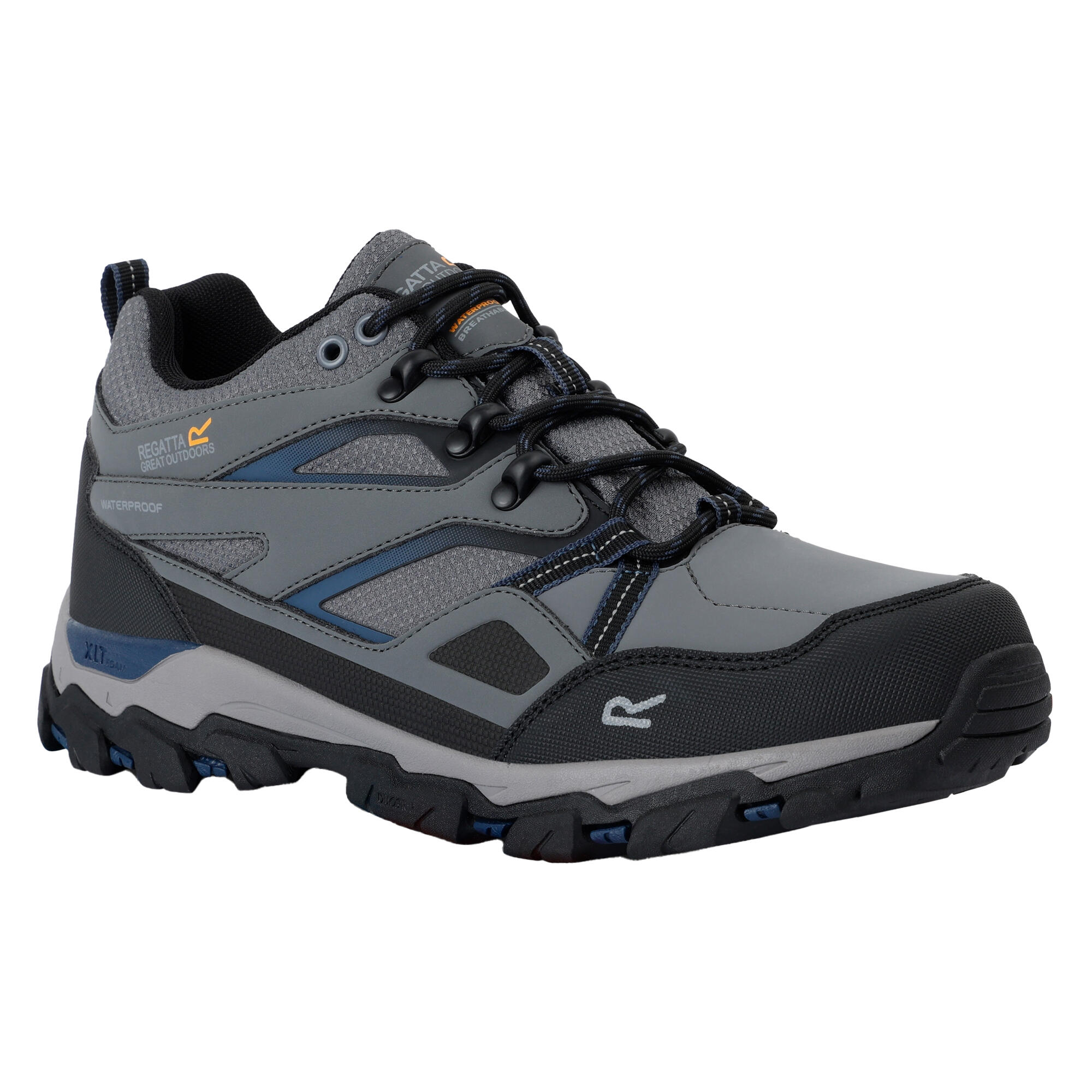 Botas de caminhada holcombe 3 low para homem granito / ganga luar