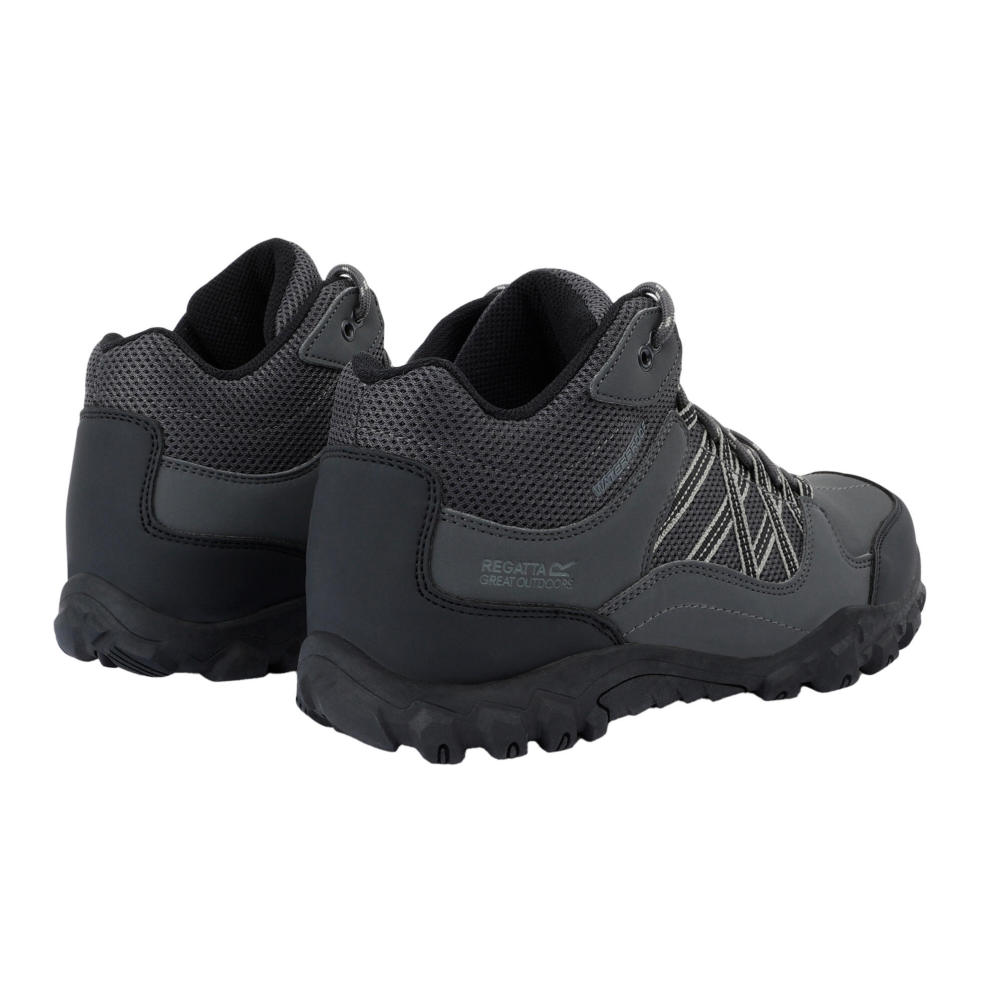 Mens Edgepoint Mid Waterproof Hiking Shoes (Ash/Dried Sage