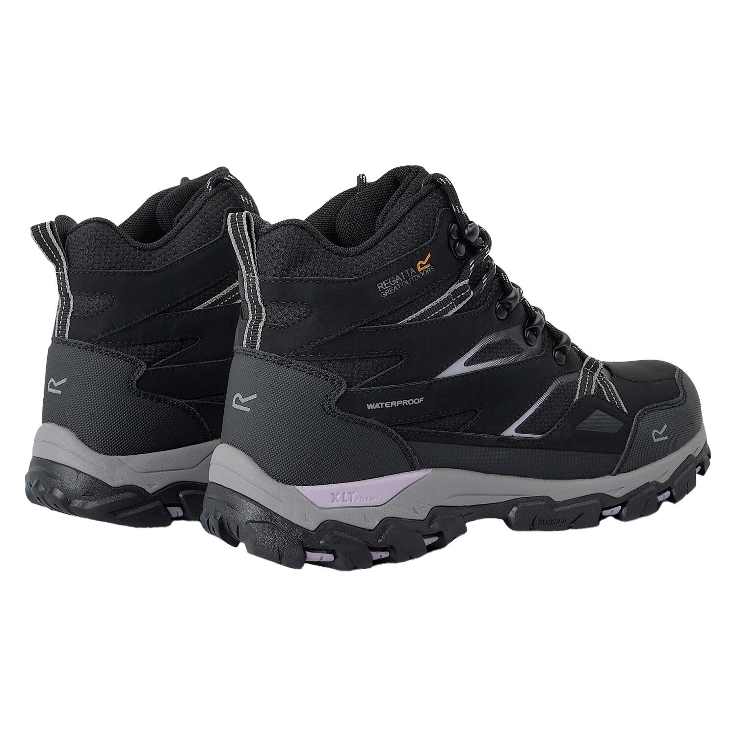 Bottines De Marche HOLCOMBE Femme (Noir / Parme) 2/5