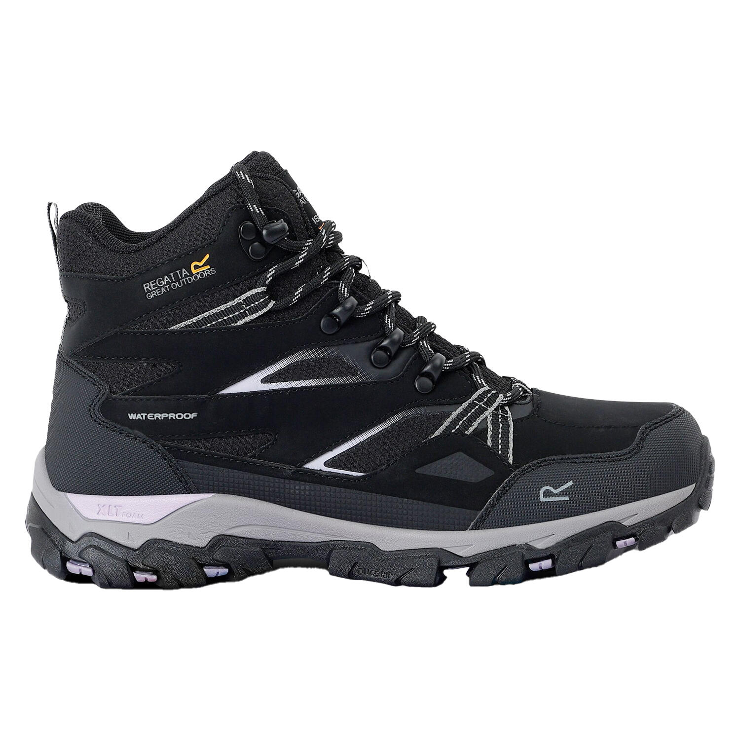 Bottines De Marche HOLCOMBE Femme (Noir / Parme) 4/5