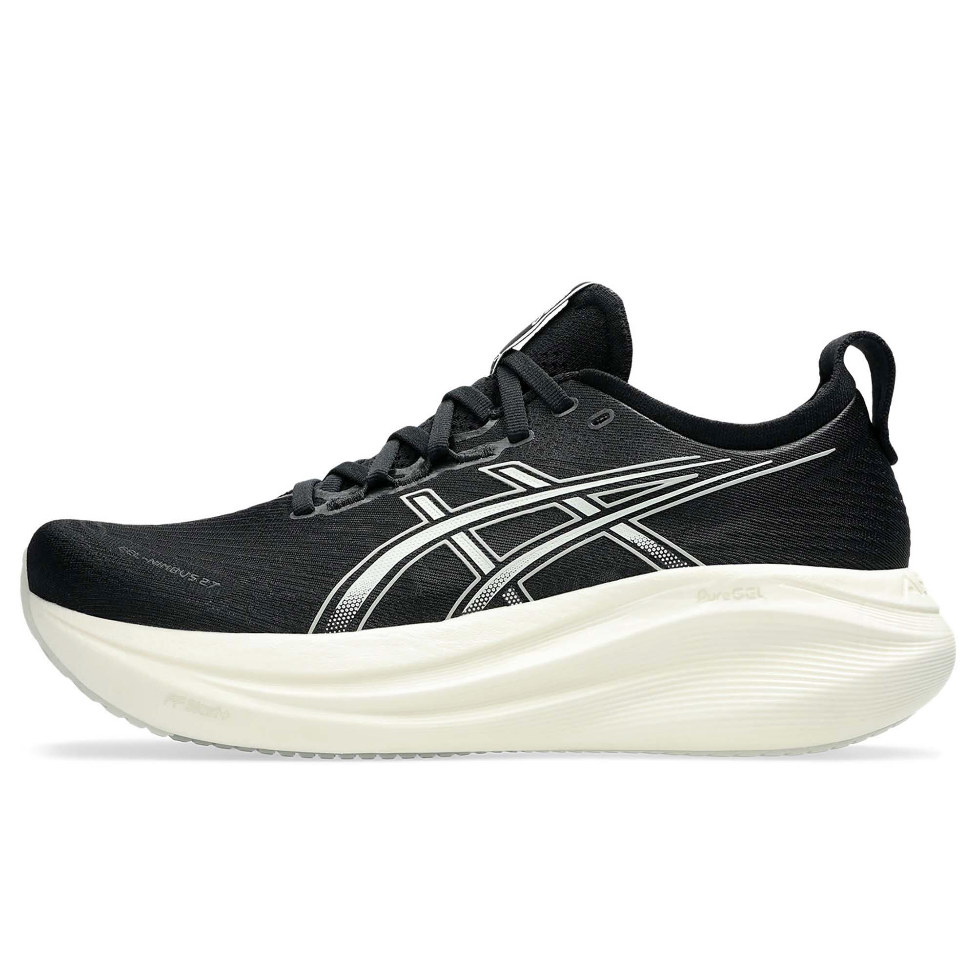 Asics - Chaussures De Course Asics Gel-nimbus 27 Adulte - Chaussures D'Athlétisme - Noir - 46,5 - Decathlon