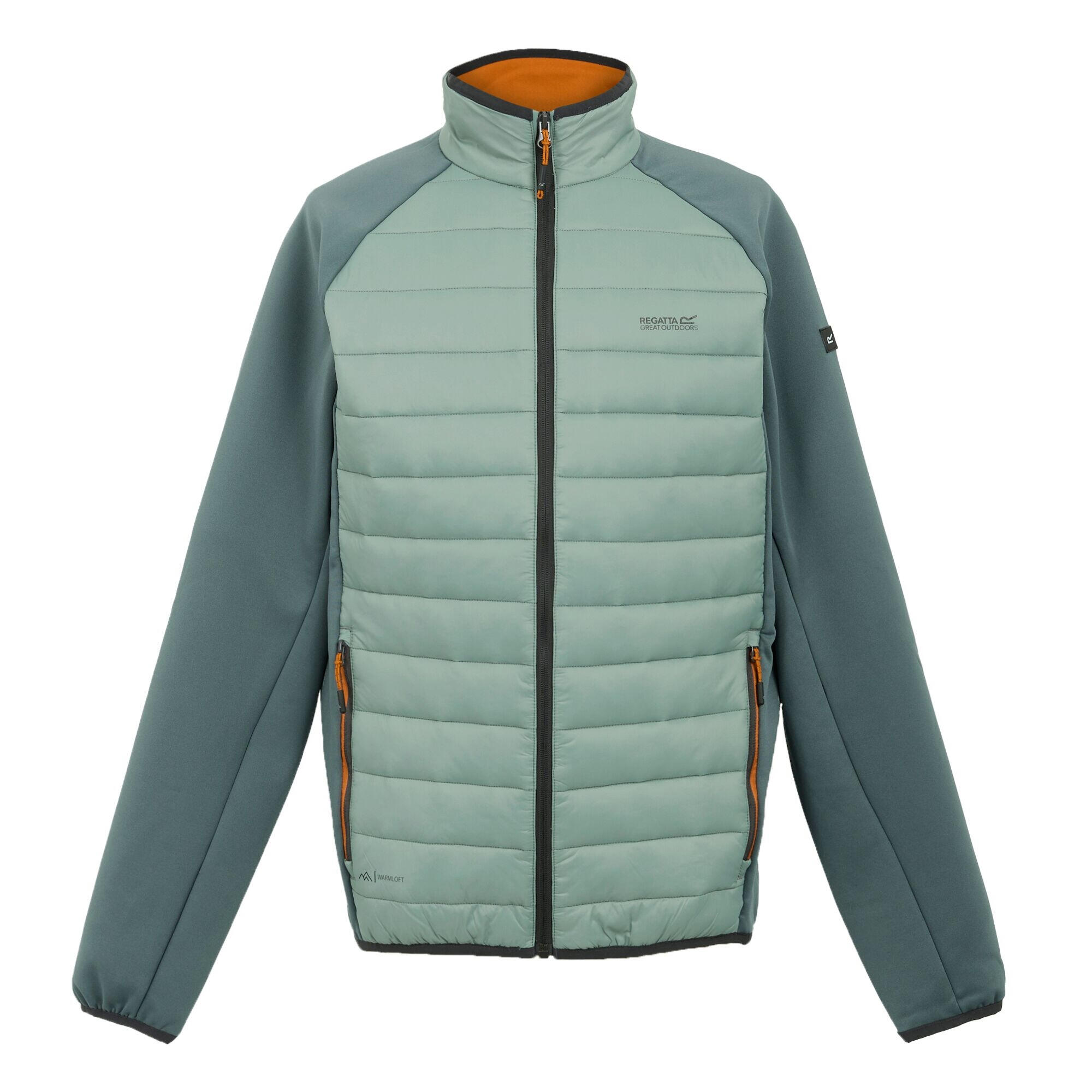 green grey / hurricane blue