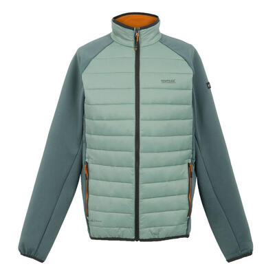 Heren clumber iv full zip hybride jas (gletsjer/warm weer)