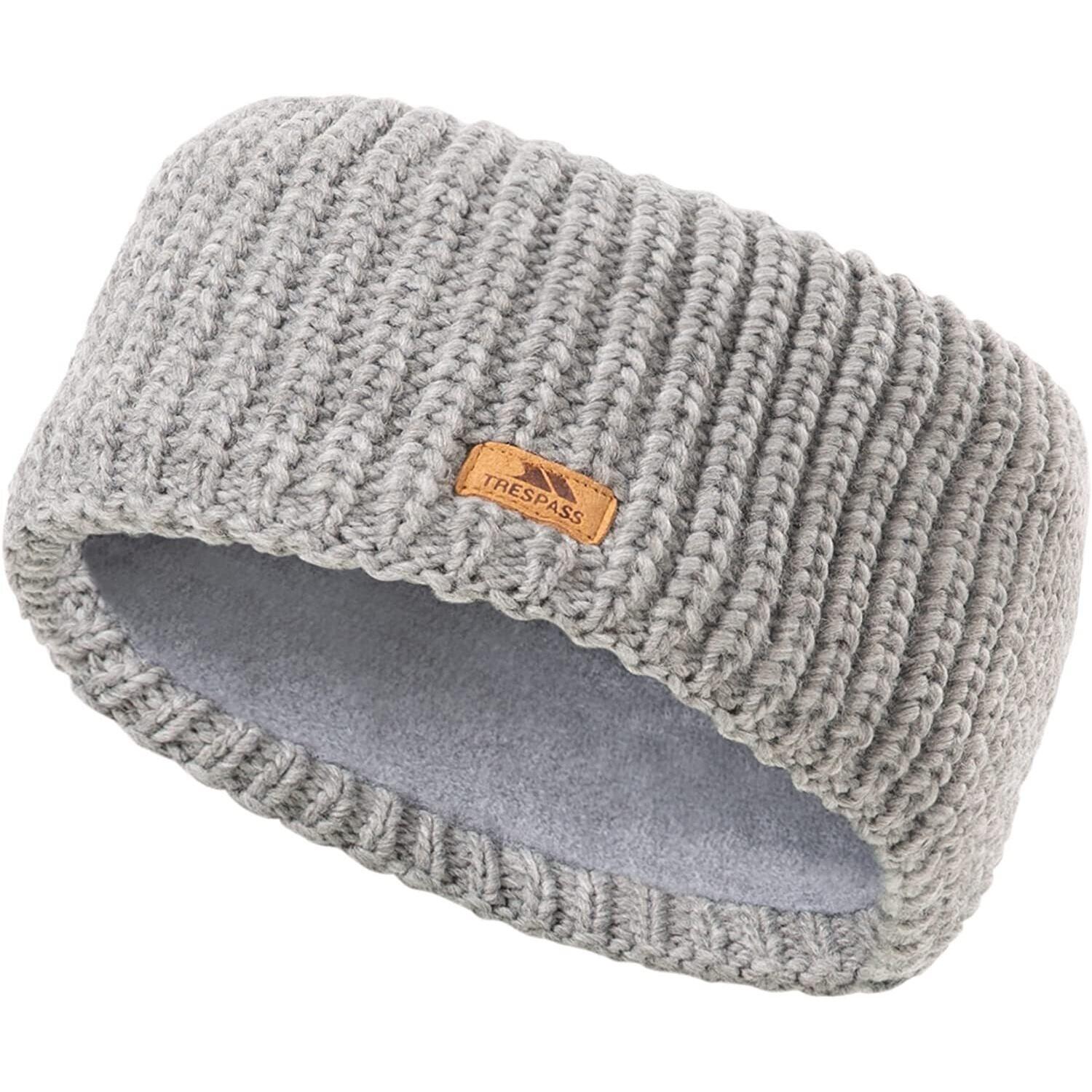 Fascia Per Capelli Inverno Adulto Unisex Trespass Coronet Grigio Scuro Marna 4/5