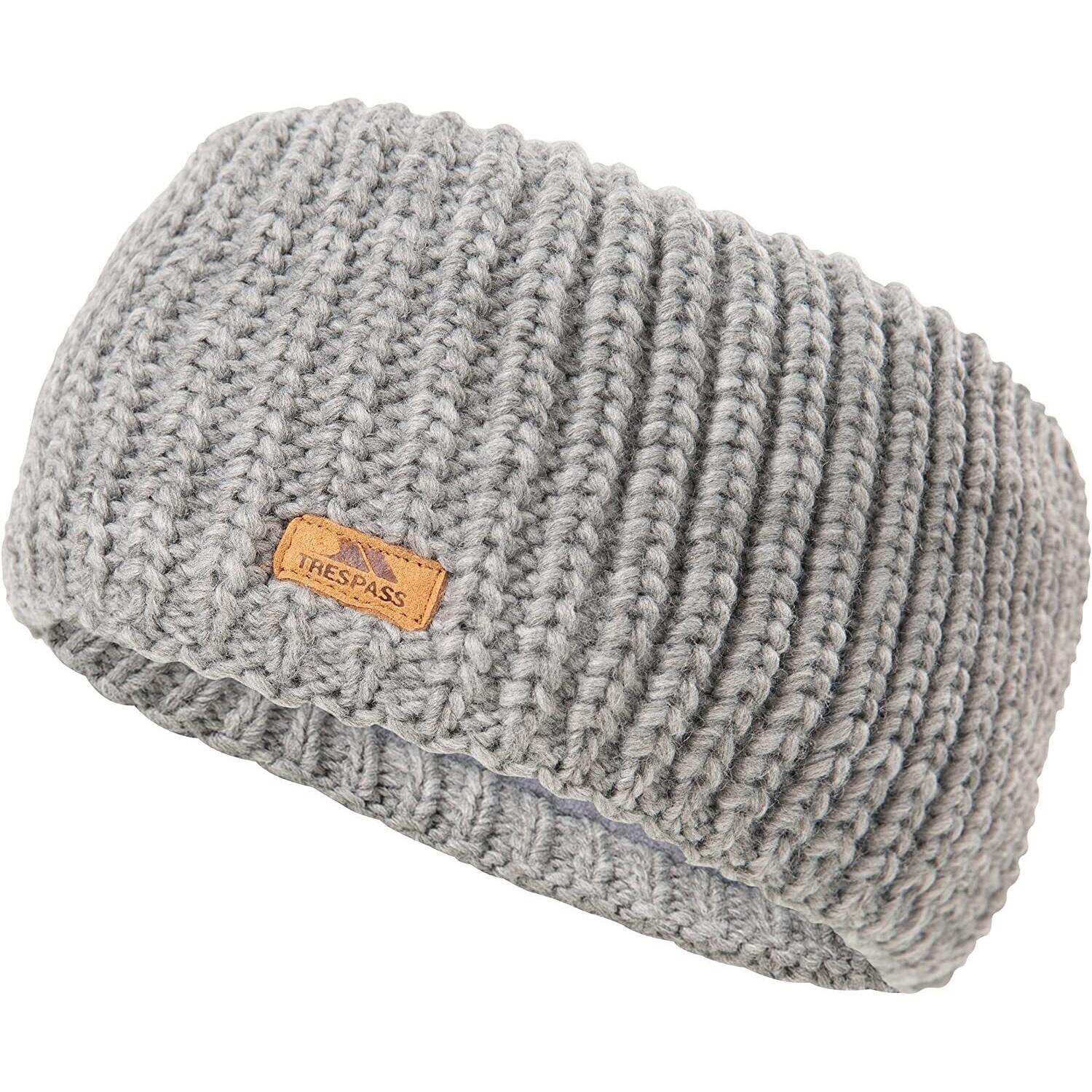 Fascia Per Capelli Inverno Adulto Unisex Trespass Coronet Grigio Scuro Marna 3/5