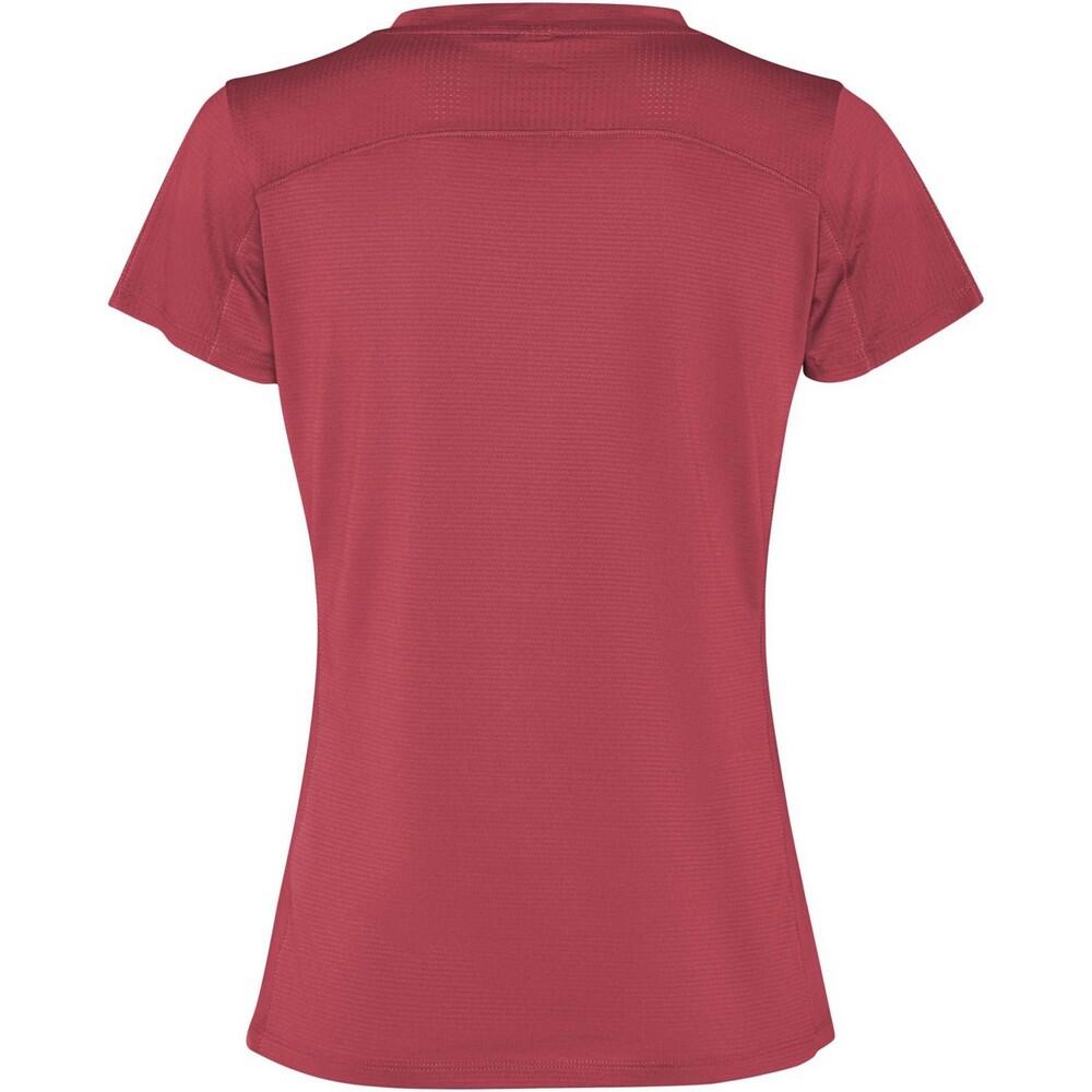 Dames Slam Sport Tshirt met korte mouwen (Bessenrood) 2/2