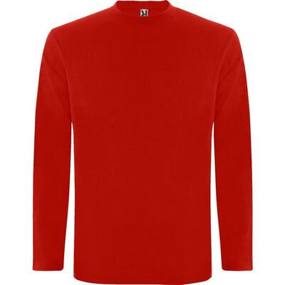 Heren extreme tshirt met lange mouwen (rood)