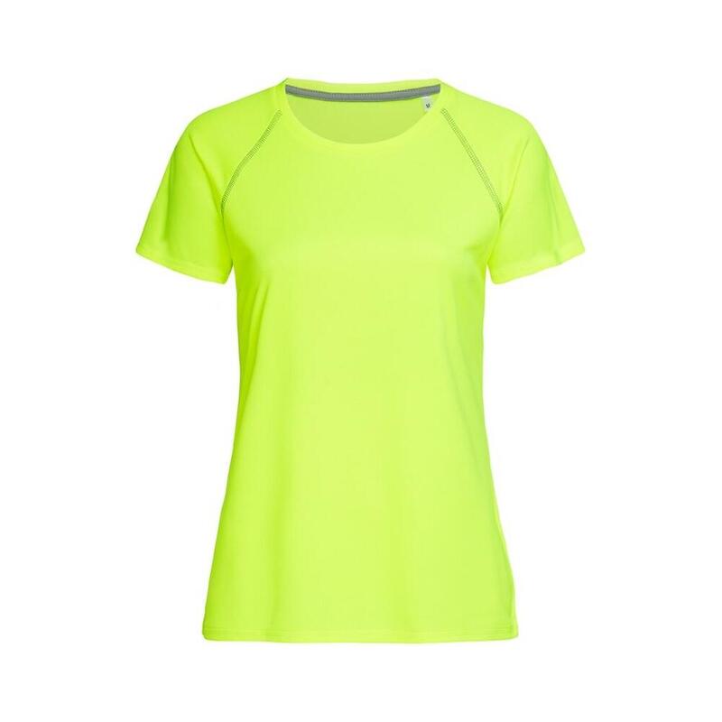 Tshirt ACTIVE TEAM Femme (Jaune Vif)