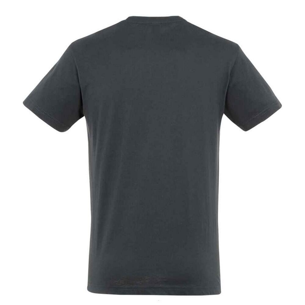 Tshirt REGENT Adulte (Gris Foncé Uni) 2/4