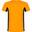 Tshirt SHANGHAI Enfant (Orange Fluo / Noir Uni)