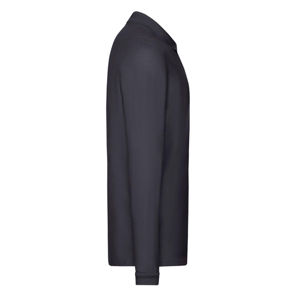Polo Premium de Manga Larga para Hombre Marino Intenso 3/3