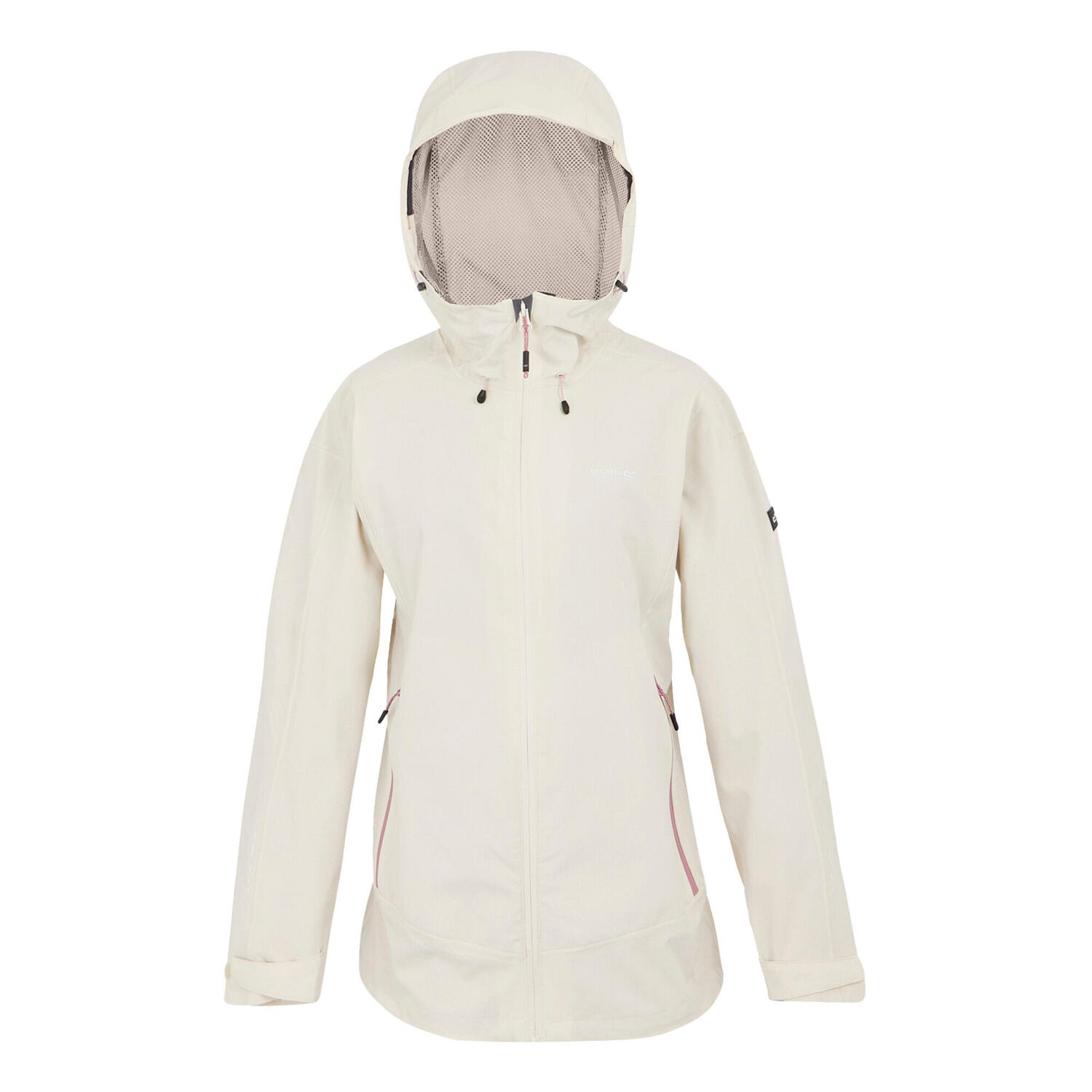 Regatta - Veste Imperméable Okara Femme (vanille Clair / Lilas) - Veste - Blanc|mauve|rose - 36 Xs - Decathlon