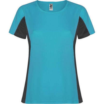 Tshirt Manches Courtes Sport SHANGHAI Femme (Rouge / Anthracite)