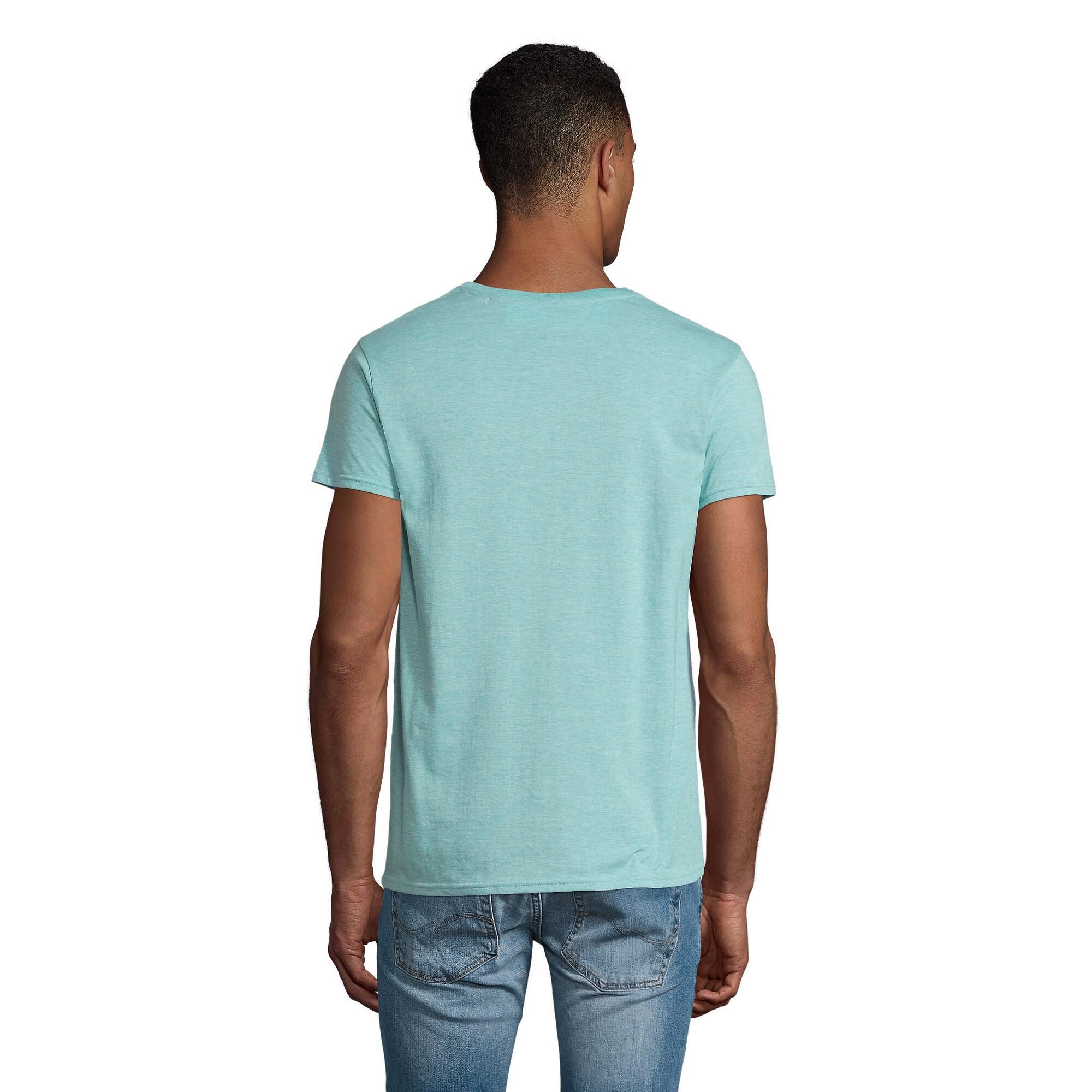 Tshirt CRUSADER Homme (Vert Clair Chiné) 2/4