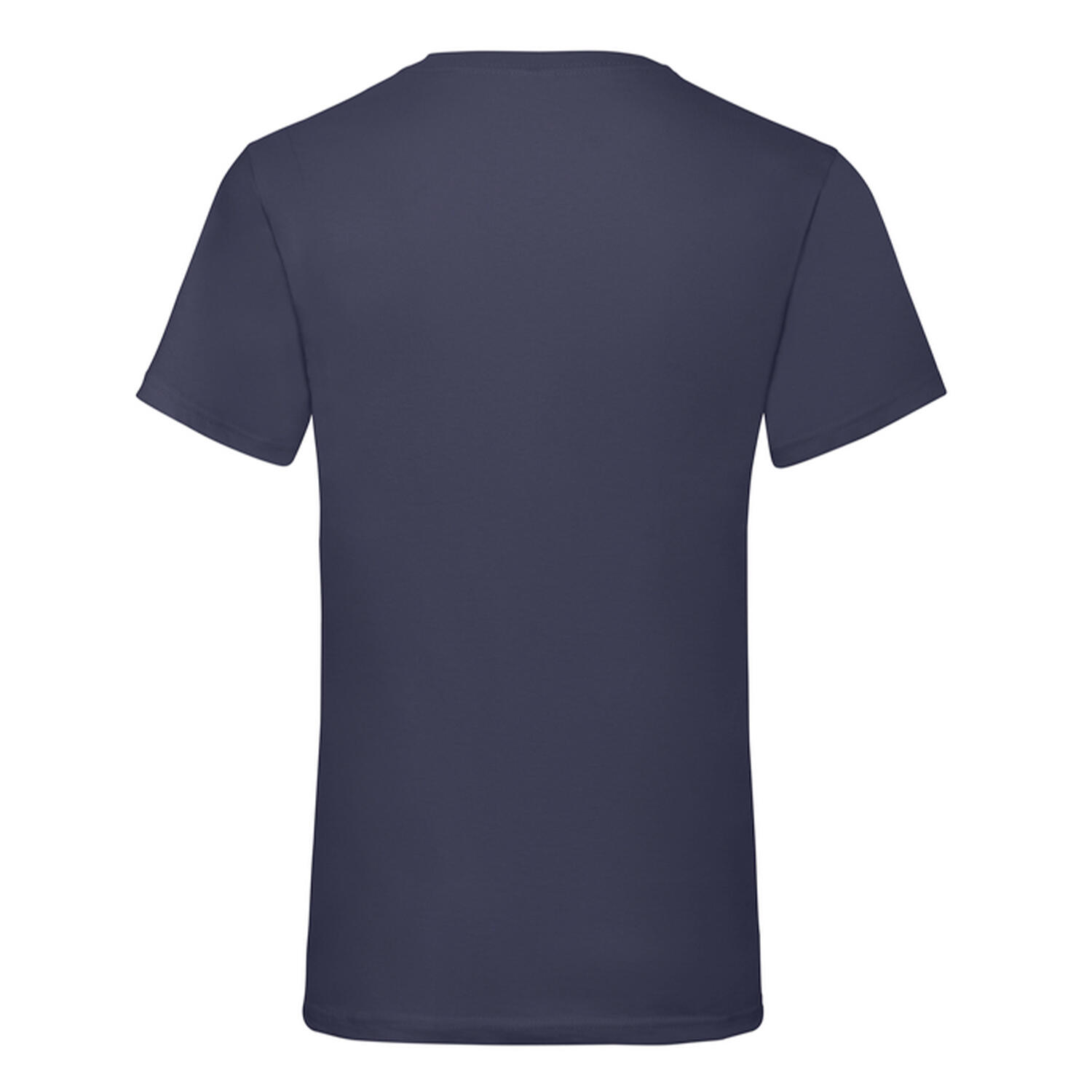T-Shirt com decote em V Homem Valueweight (Marinha Profunda) 2/3