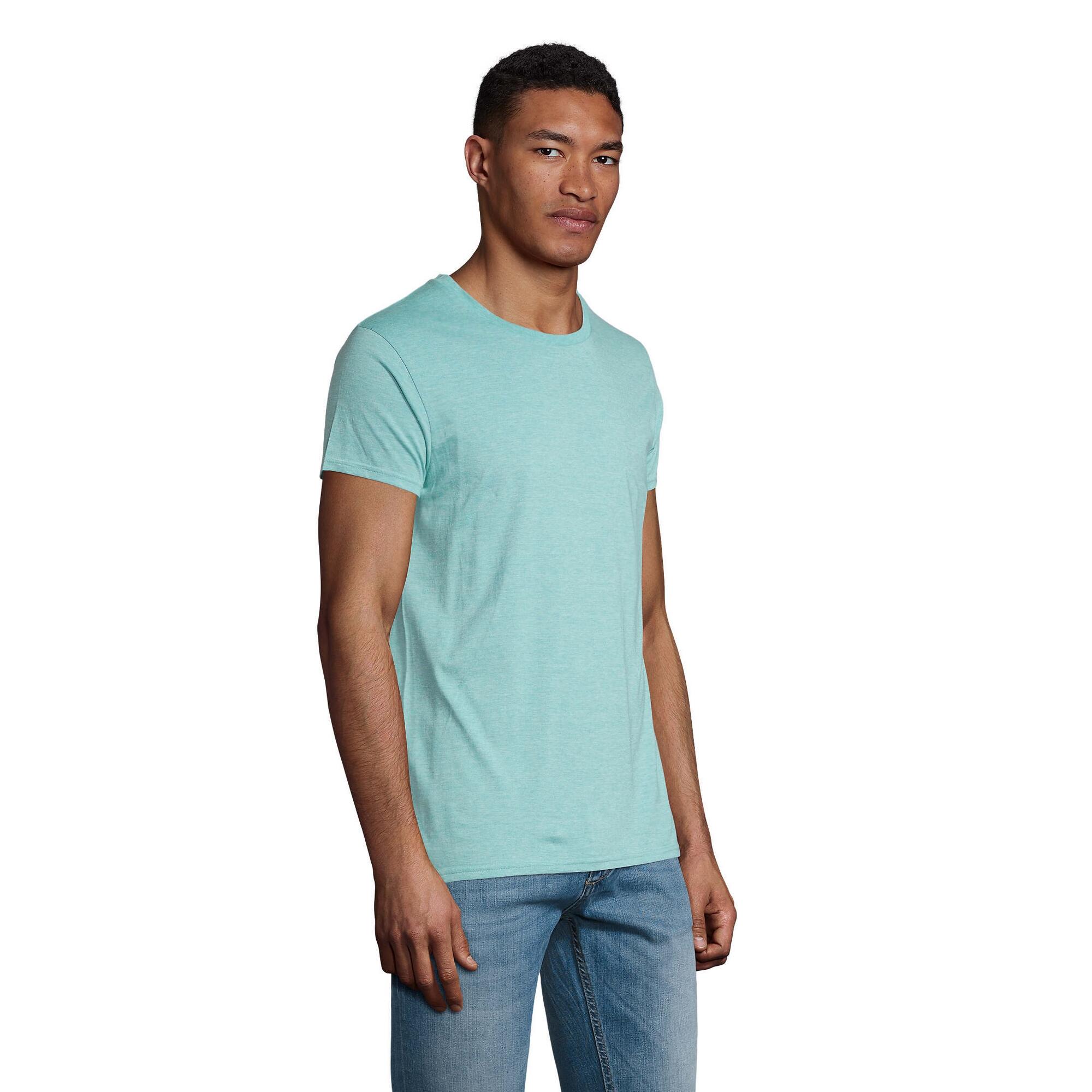 Tshirt CRUSADER Homme (Vert Clair Chiné) 3/4