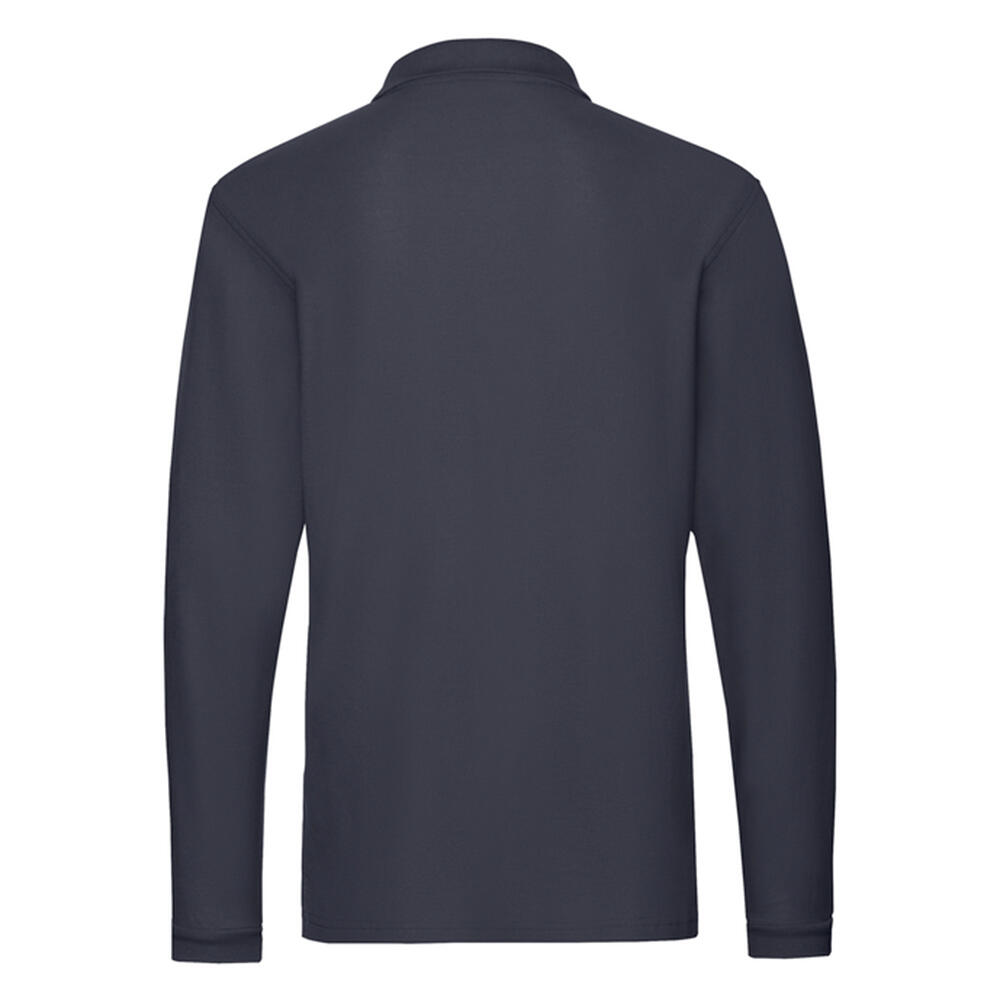 Polo Premium de Manga Larga para Hombre Marino Intenso 2/3