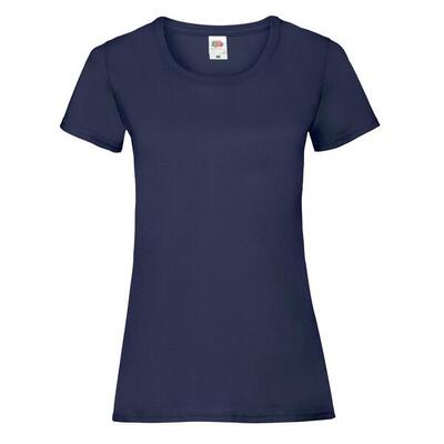 Dames valueweight tshirt (azuurblauw)