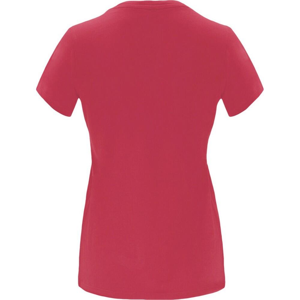 Tshirt CAPRI Femme (Rouge Chrysanthème) 2/4