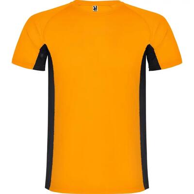 Heren shanghai sport tshirt met korte mouwen (zwart/donker lood)