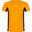 Tshirt SHANGHAI Homme (Orange Fluo / Noir Uni)