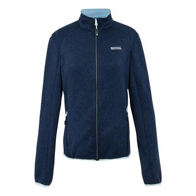 Dames newhill ii full zip fleecejack (marine/icy morn)