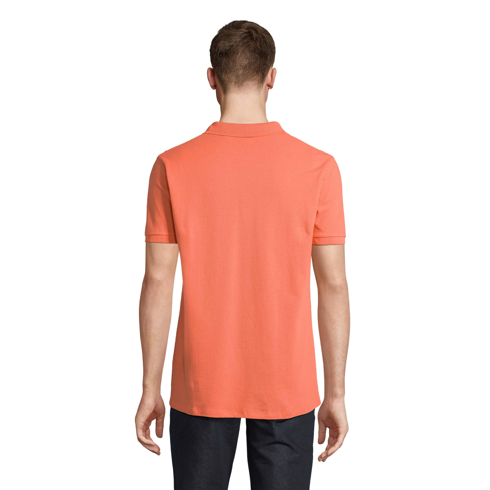 Polo PLANET Homme (Orange Vif) 2/4