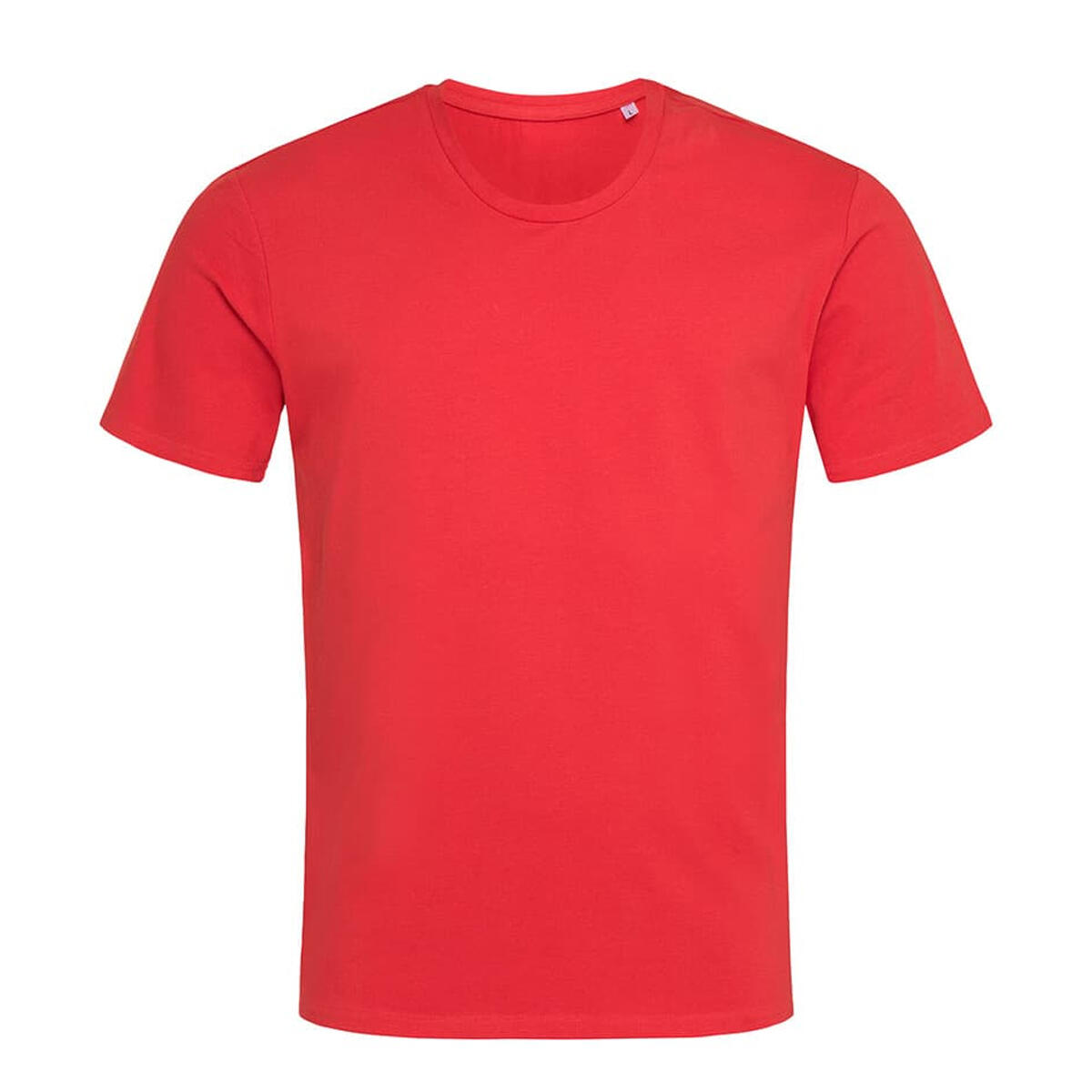T-shirt homem clive crew neck relaxed fit vermelho escarlate