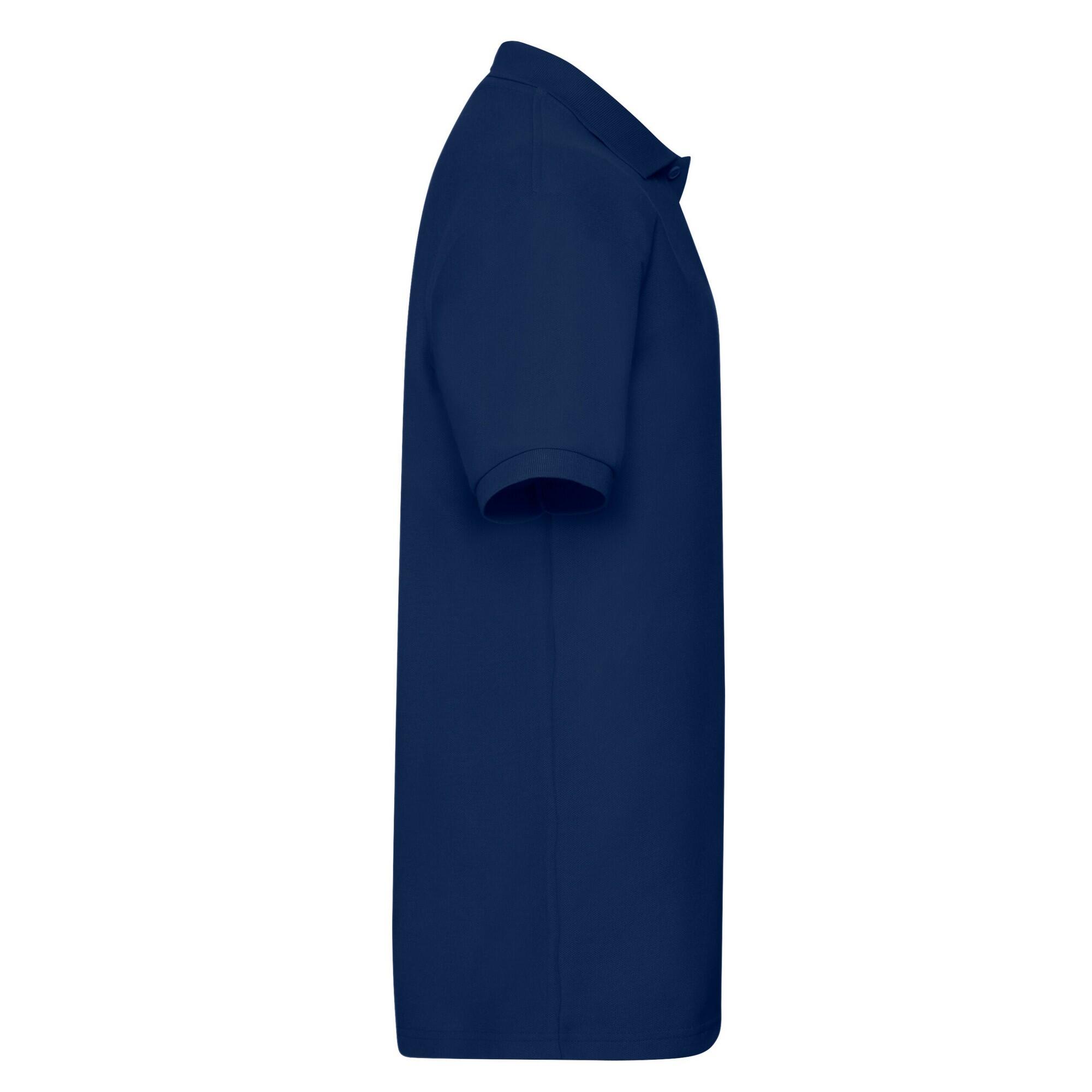 Polo 65/35 de Pesado para Hombre Marino 3/3