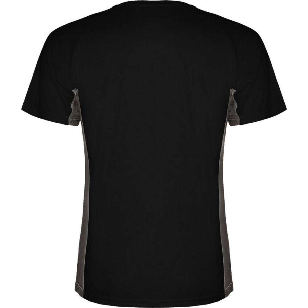 Tshirt SHANGHAI Homme (Noir Uni / Anthracite) 2/4