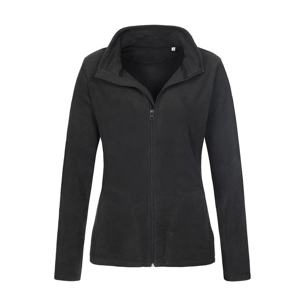 Womens/Ladies Fleece Jacket (Black Opal)