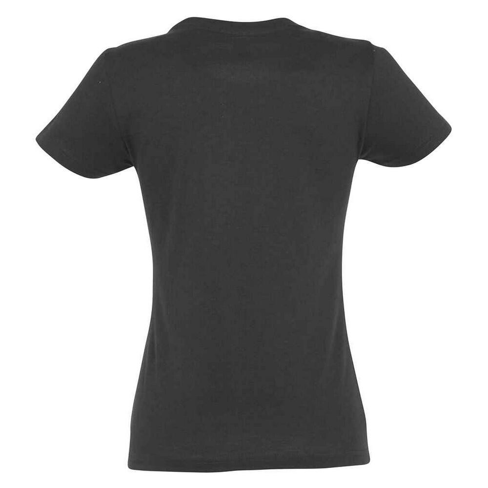 Tshirt IMPERIAL Femme (Gris Foncé Uni) 2/4