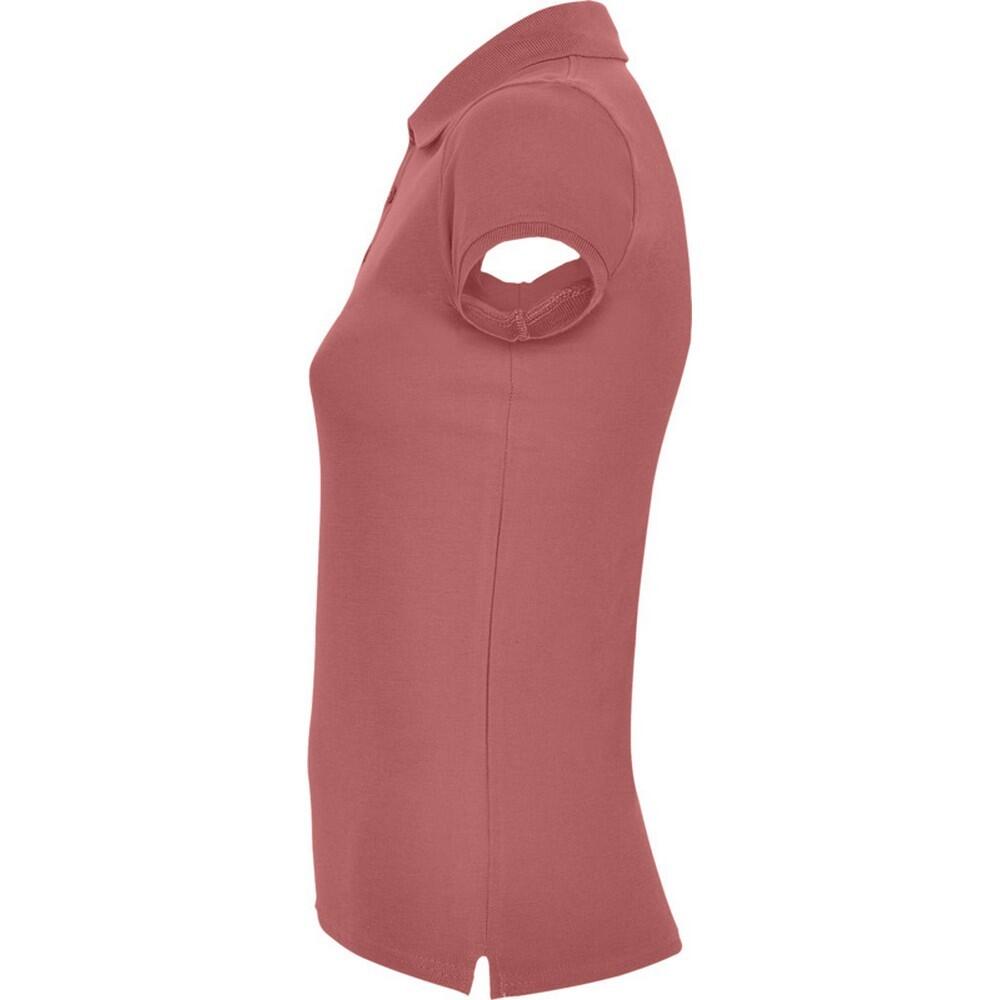 Polo STAR Femme (Rouge Chrysanthème) 4/4