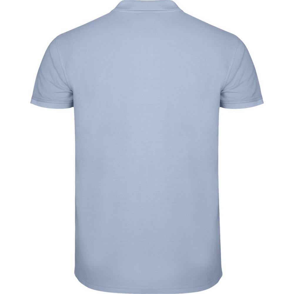 Maglietta Polo Maniche Corte Uomo Roly Star Blu Zen 2/4