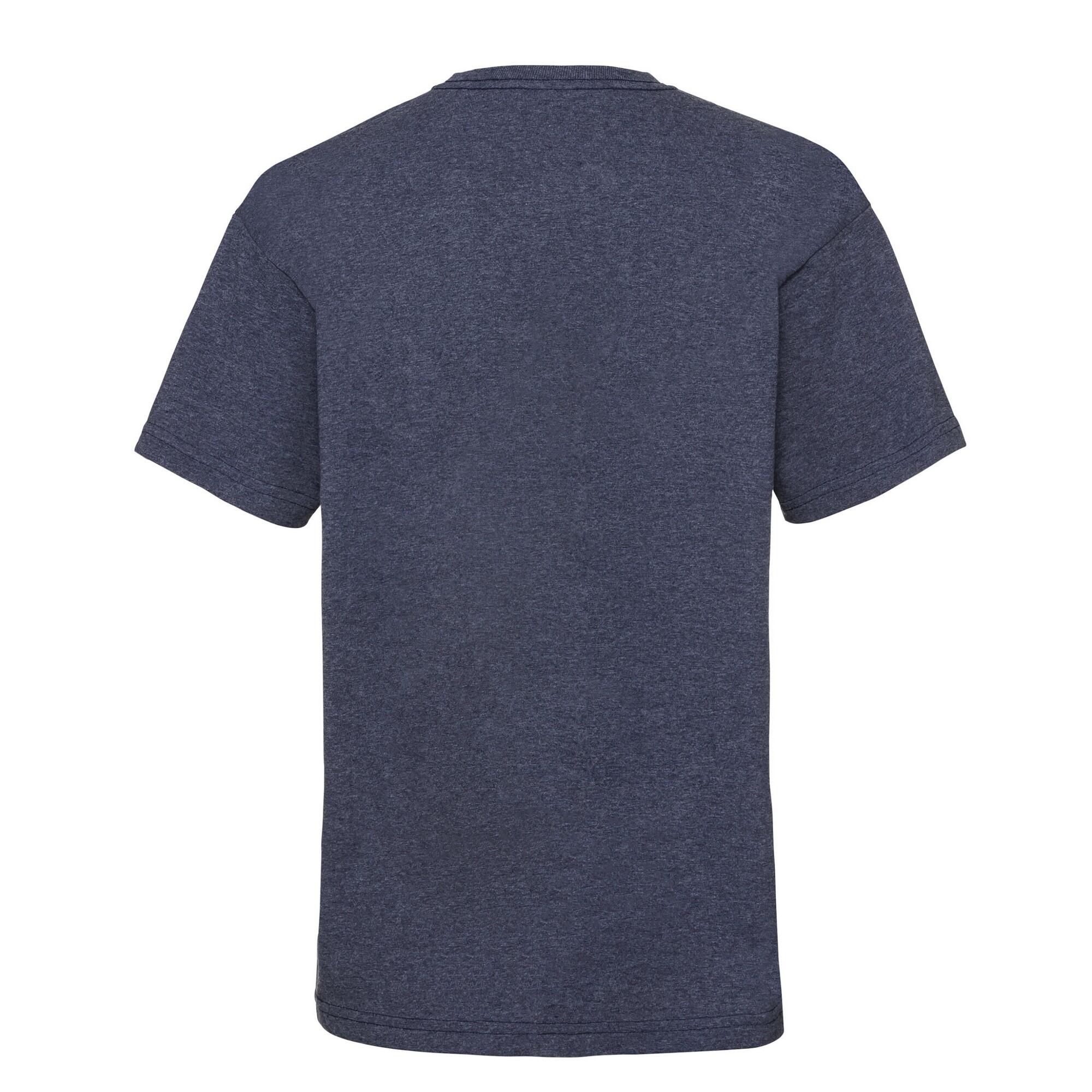 Camiseta Valueweight de Polialgodón para Niños/Niñas Azul Marino Vintage 2/2