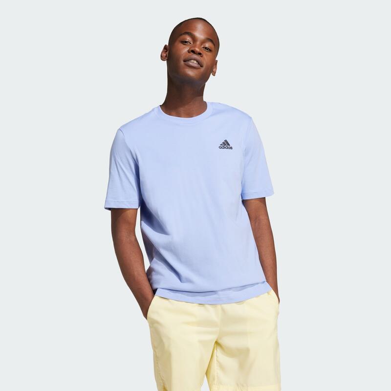 T-shirt en jersey à petit logo brodé Essentials