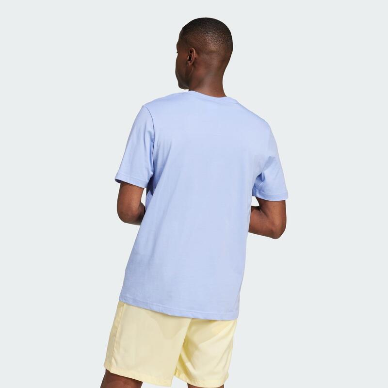 T-shirt en jersey à petit logo brodé Essentials