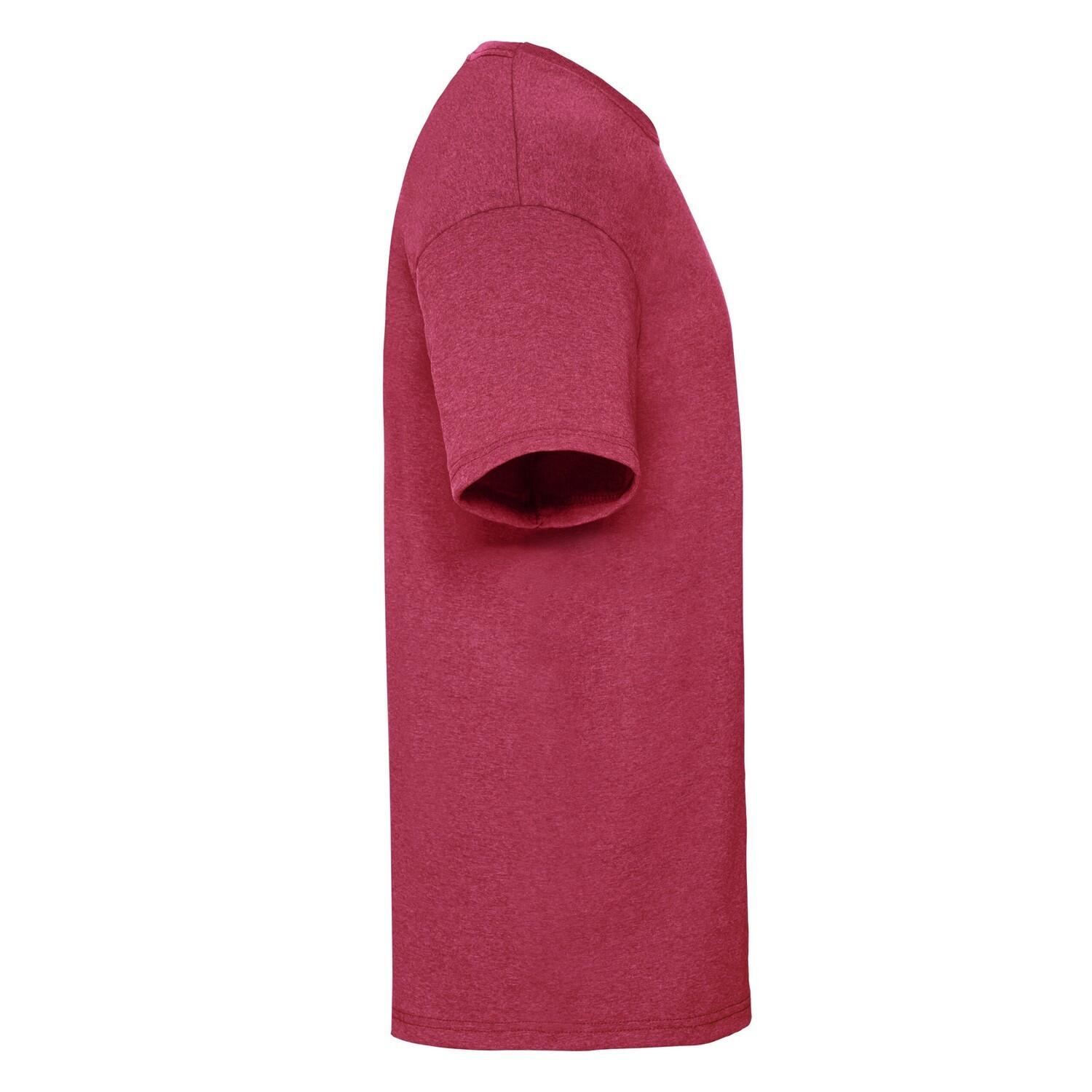 Tshirt VALUEWEIGHT Adulte (Rouge Chiné Rétro) 3/3
