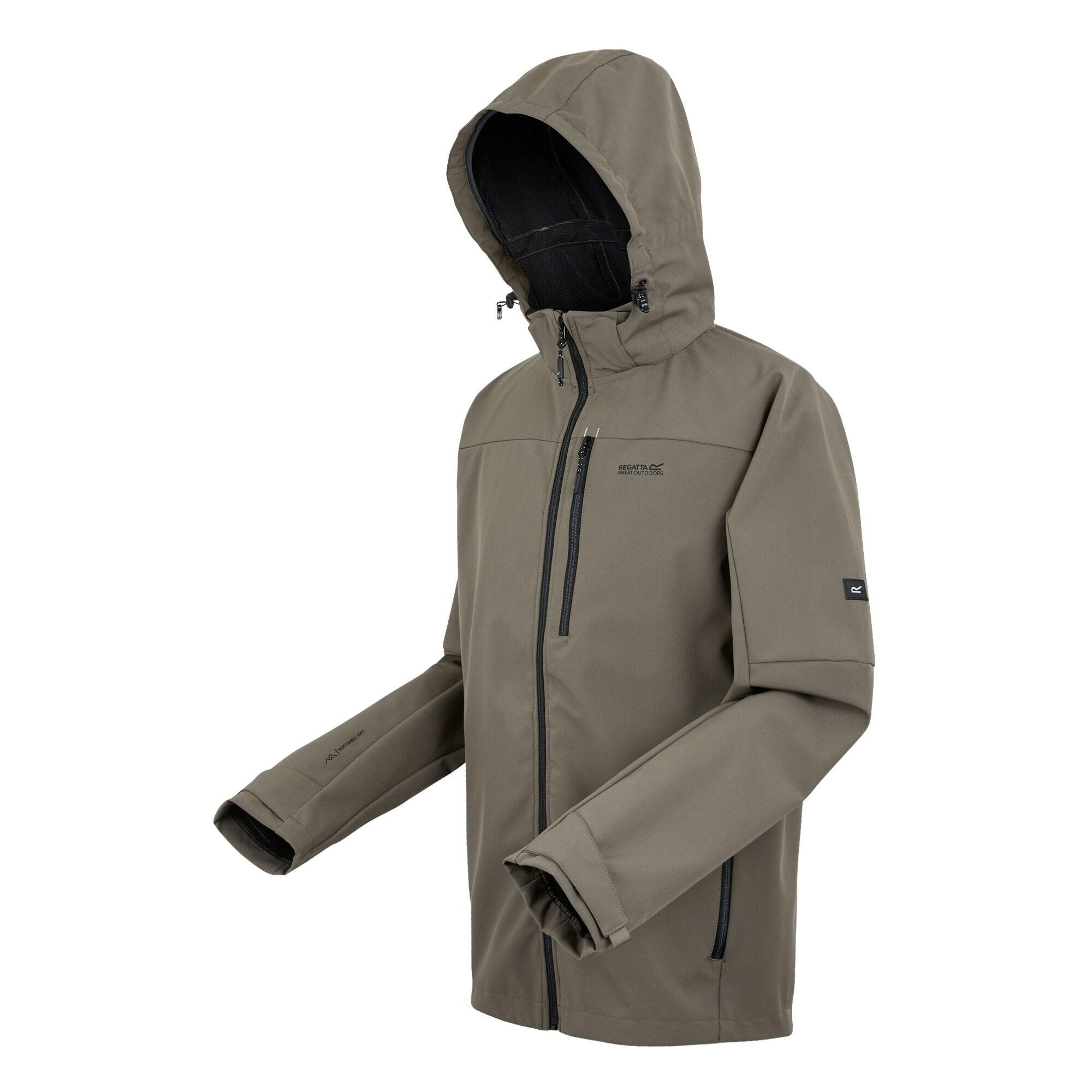 Veste Softshell ARANA Homme (Marron / Noir) 3/5