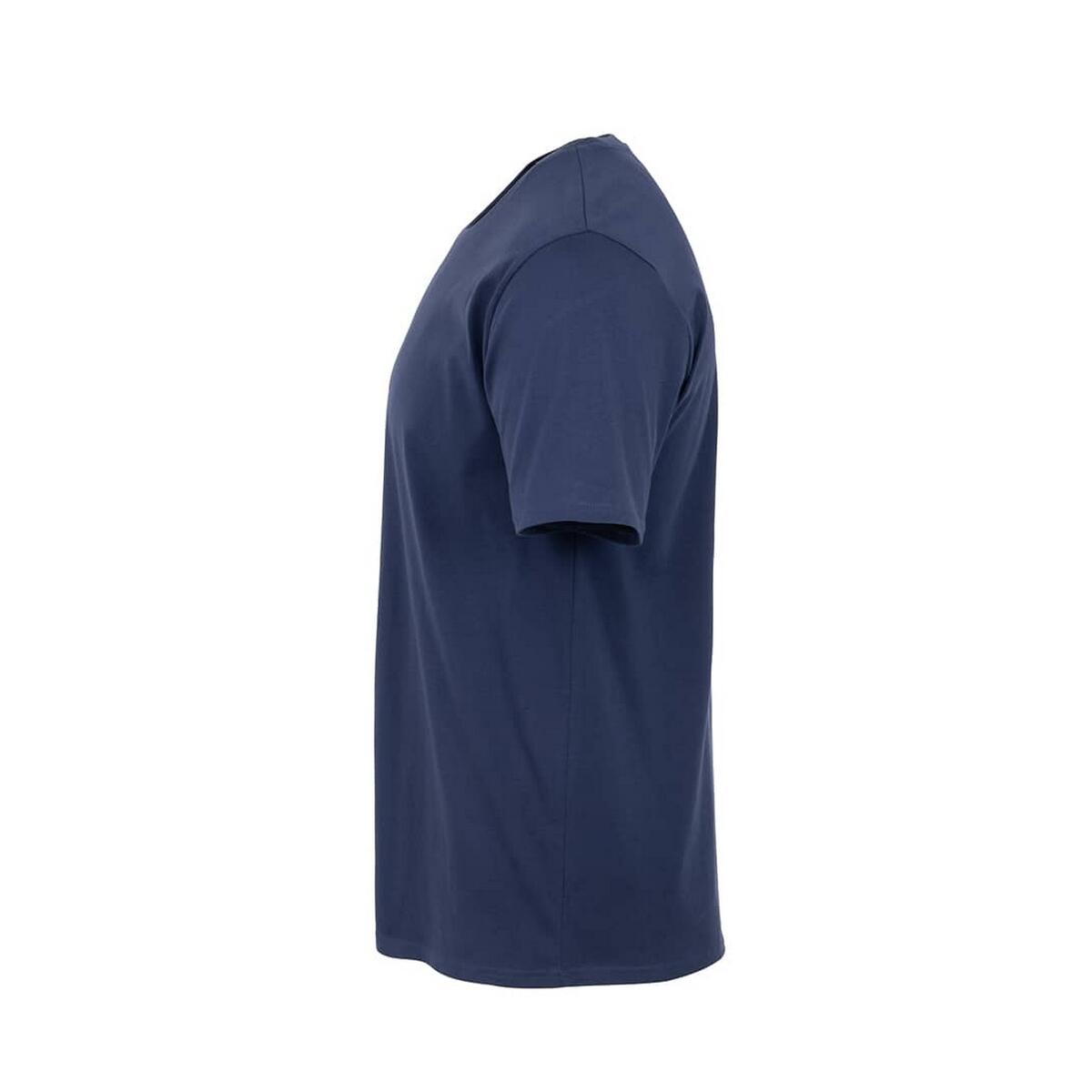 T-Shirt Lux para adultos unissexo (Meia-noite Azul) 3/3